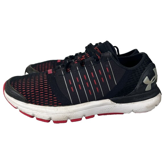 Under Armour Speedform Europa 1285482-002 Running Shoes Women's 6.5 Black/Pink - Picture 2 of 9